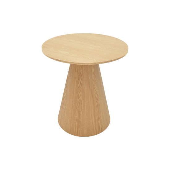 Βοηθητικό τραπέζι Donda  mdf sonoma Φ45x50εκ
