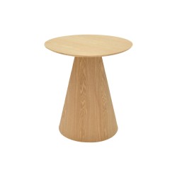 Βοηθητικό τραπέζι Donda  mdf-μέταλλο sonoma Φ45x46εκ