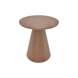 Βοηθητικό τραπέζι Donda  mdf καρυδί Φ45x50εκ Βοηθητικό τραπέζι Donda  mdf καρυδί Φ45x50εκ