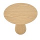 Tραπέζι Donda  mdf sonoma Φ100x76εκ