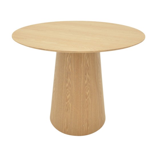 Tραπέζι Donda  mdf sonoma Φ100x76εκ