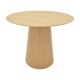 Tραπέζι Donda  mdf sonoma Φ100x76εκ