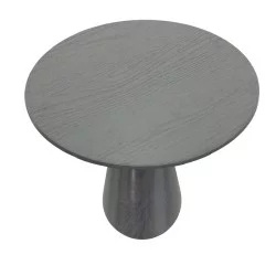 Tραπέζι Donda  mdf μαύρο Φ100x76εκ