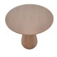 Tραπέζι Donda  mdf καρυδί Φ100x76εκ