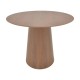 Tραπέζι Donda  mdf καρυδί Φ100x76εκ