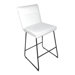 Σκαμπό μπαρ Essential  ύφασμα μπεζ-πόδι μάυρο μεταλλικό 53x64.5x107εκ Σκαμπό μπαρ Essential  ύφασμα μπεζ-πόδι μάυρο μεταλλικό 53x64.5x107εκ