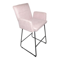 Σκαμπό μπαρ Essential  ύφασμα σαπιο μήλο-πόδι μαύρο μεταλλικό 57x64.5x107εκ Σκαμπό μπαρ Essential  ύφασμα σαπιο μήλο-πόδι μαύρο μεταλλικό 57x64.5x107εκ