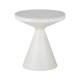Βοηθητικό τραπέζι Coozlin Inart sintered stone σε απόχρωση λευκό μαρμάρου με λευκό μέταλλο Φ50x50εκ Βοηθητικό τραπέζι Coozlin Inart sintered stone σε απόχρωση λευκό μαρμάρου με λευκό μέταλλο Φ50x50εκ