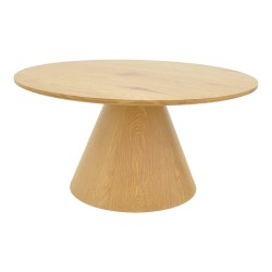 Tραπέζια σαλονιού Donda  mdf μέταλλο σετ 2τεμ. sonoma