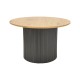 Tραπέζια σαλονιού Dovel mdf σετ 2τεμ. sonoma-μαύρο Tραπέζια σαλονιού Dovel mdf σετ 2τεμ. sonoma-μαύρο