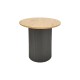 Tραπέζια σαλονιού Dovel mdf σετ 2τεμ. sonoma-μαύρο Tραπέζια σαλονιού Dovel mdf σετ 2τεμ. sonoma-μαύρο