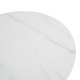 Τραπέζι Franzel  sintered stone σε όψη μαρμάρου-mdf σε φυσική απόχρωση Φ120x75εκ