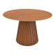 Τραπέζι Franzel  mdf καρυδί Φ120x75εκ