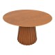 Τραπέζι Franzel  mdf καρυδί Φ120x75εκ