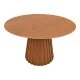 Τραπέζι Franzel  mdf καρυδί Φ120x75εκ