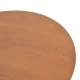 Τραπέζι Franzel  mdf καρυδί Φ120x75εκ