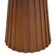 Τραπέζι Franzel  mdf καρυδί Φ120x75εκ