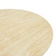 Τραπέζι Karlino  sintered stone σε όψη τραβερτίνας-mdf σε φυσική απόχρωση 180x90x76εκ