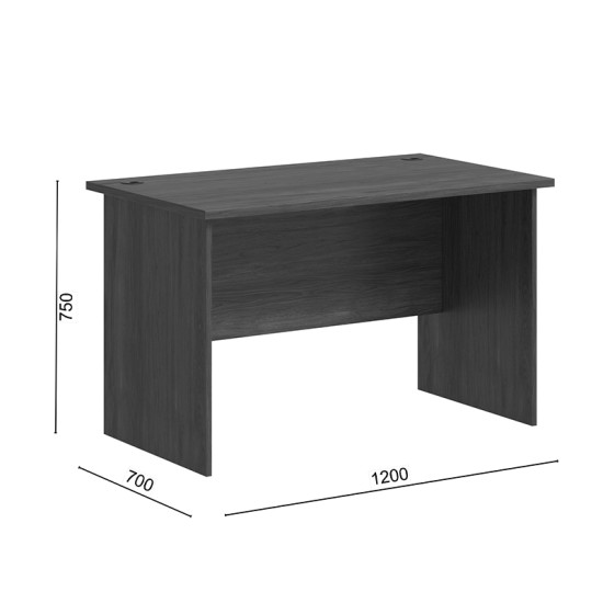 Γραφείο επαγγελματικό Fesialo  wenge 120x70x75εκ