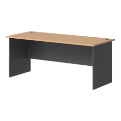 Γραφείο επαγγελματικό Fesialo  φυσικό-ανθρακί 180x75x75εκ