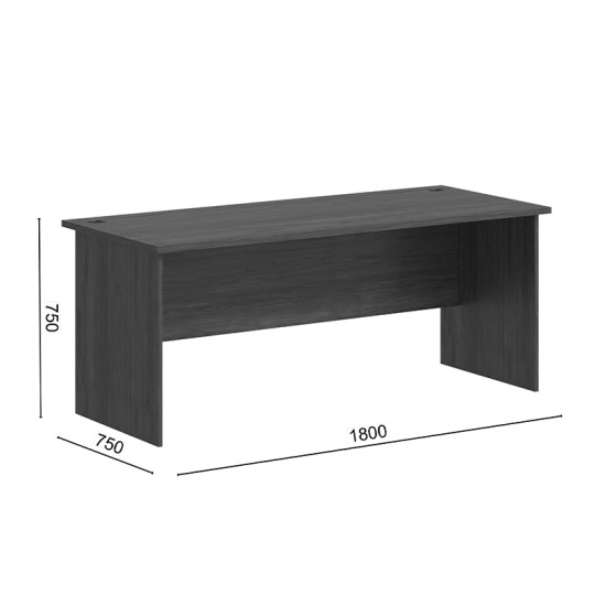 Γραφείο επαγγελματικό Fesialo  wenge 180x75x75εκ