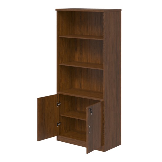 Βιβλιοθήκη γραφείου επαγγελματική Fesialo  wenge 80x40x180εκ