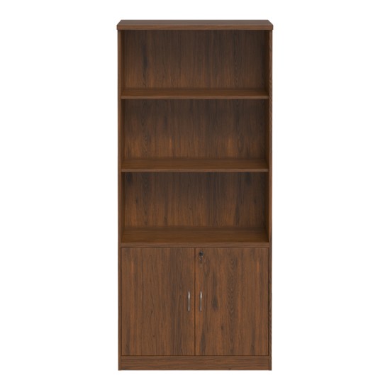 Βιβλιοθήκη γραφείου επαγγελματική Fesialo  wenge 80x40x180εκ