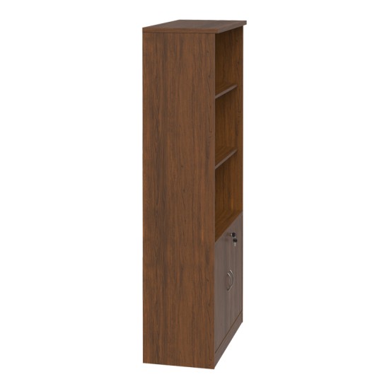 Βιβλιοθήκη γραφείου επαγγελματική Fesialo  wenge 80x40x180εκ