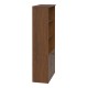 Βιβλιοθήκη γραφείου επαγγελματική Fesialo  wenge 80x40x180εκ