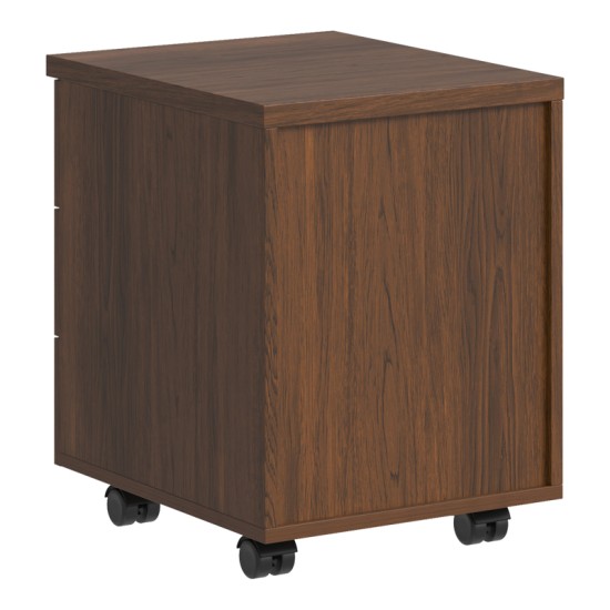 Συρταριέρα τροχήλατη επαγγελματική Fesialo  wenge 39x47x52.5εκ