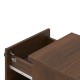 Συρταριέρα τροχήλατη επαγγελματική Fesialo  wenge 39x47x52.5εκ
