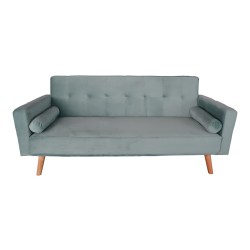 Καναπές-κρεβάτι Success  3θέσιος βελούδο σε μέντα απόχρωση 190x80x84εκ