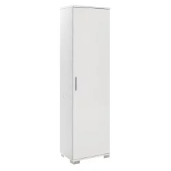 Ντουλάπι-στήλη Chad1  λευκό gloss 45x32x169εκ