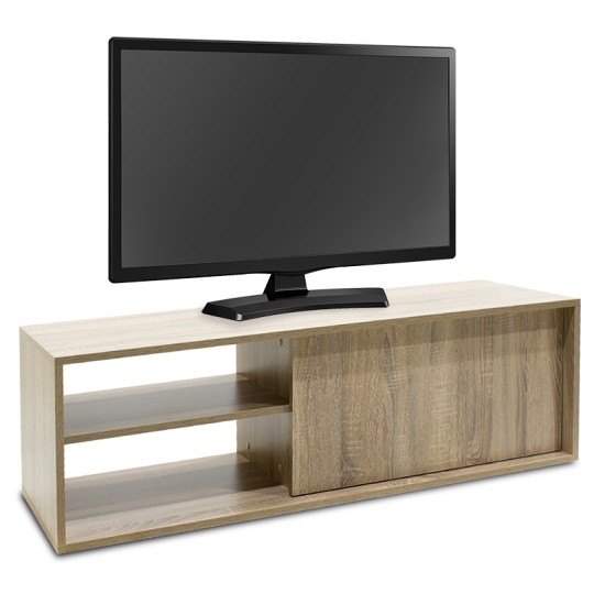 Έπιπλο τηλεόρασης ECO TV  χρώμα sonoma 120x40x38 εκ Model: 043-000073