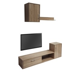 Σύνθετο σαλονιού Ranian  μελαμίνης sonoma