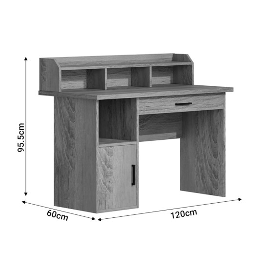 Γραφείο εργασίας Workie  sonoma mdf 120x60x95.5εκ Model: 049-000101