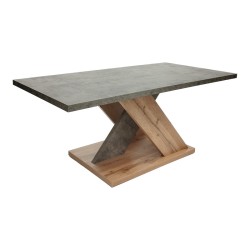 Τραπέζι σαλονιού Solange  σε γκρι-sonoma απόχρωση 110x55x47.5εκ