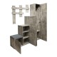 Έπιπλο εισόδου Nenich σε γκρι oak απόχρωση 150x37x180εκ Έπιπλο εισόδου Nenich σε γκρι oak απόχρωση 150x37x180εκ