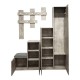 Έπιπλο εισόδου Nenich σε γκρι oak απόχρωση 150x37x180εκ Έπιπλο εισόδου Nenich σε γκρι oak απόχρωση 150x37x180εκ