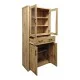 Βιτρίνα-ντουλάπα Nisso  σε oak απόχρωση 80x40x183.5εκ