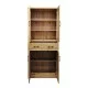 Βιτρίνα-ντουλάπα Nisso  σε oak απόχρωση 80x40x183.5εκ