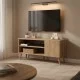 Έπιπλο τηλεόρασης Orianne  σε sonoma απόχρωση 90x32x46εκ