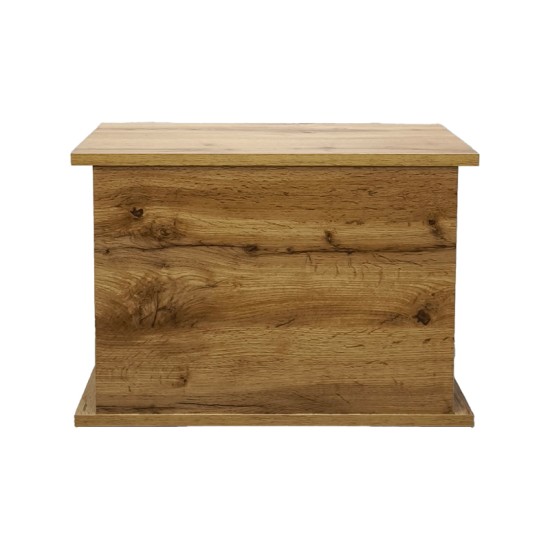 Τραπέζι σαλονιού Nuvele  sonoma-λευκό 90x50x35εκ