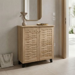 Παπουτσοθήκη-ντουλάπι Mantam  12 ζεύγων sonoma 78x34x87εκ