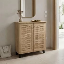 Παπουτσοθήκη-ντουλάπι Mantam  12 ζεύγων sonoma 78x34x87εκ