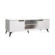 Έπιπλο τηλεόρασης Kemvio   sonoma-λευκό 120x38x44εκ