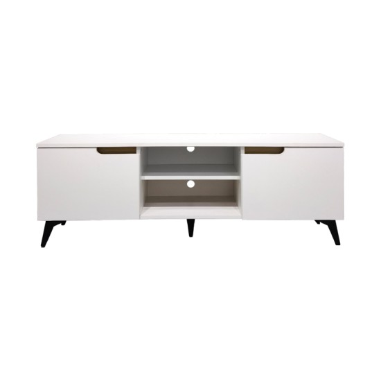 Έπιπλο τηλεόρασης Kemvio   sonoma-λευκό 120x38x44εκ