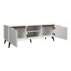 Έπιπλο τηλεόρασης Kemvio   sonoma-λευκό 150x38x44εκ
