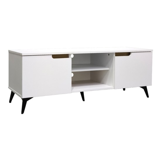 Έπιπλο τηλεόρασης Kemvio   sonoma-λευκό 150x38x44εκ