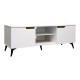 Έπιπλο τηλεόρασης Kemvio   sonoma-λευκό 150x38x44εκ